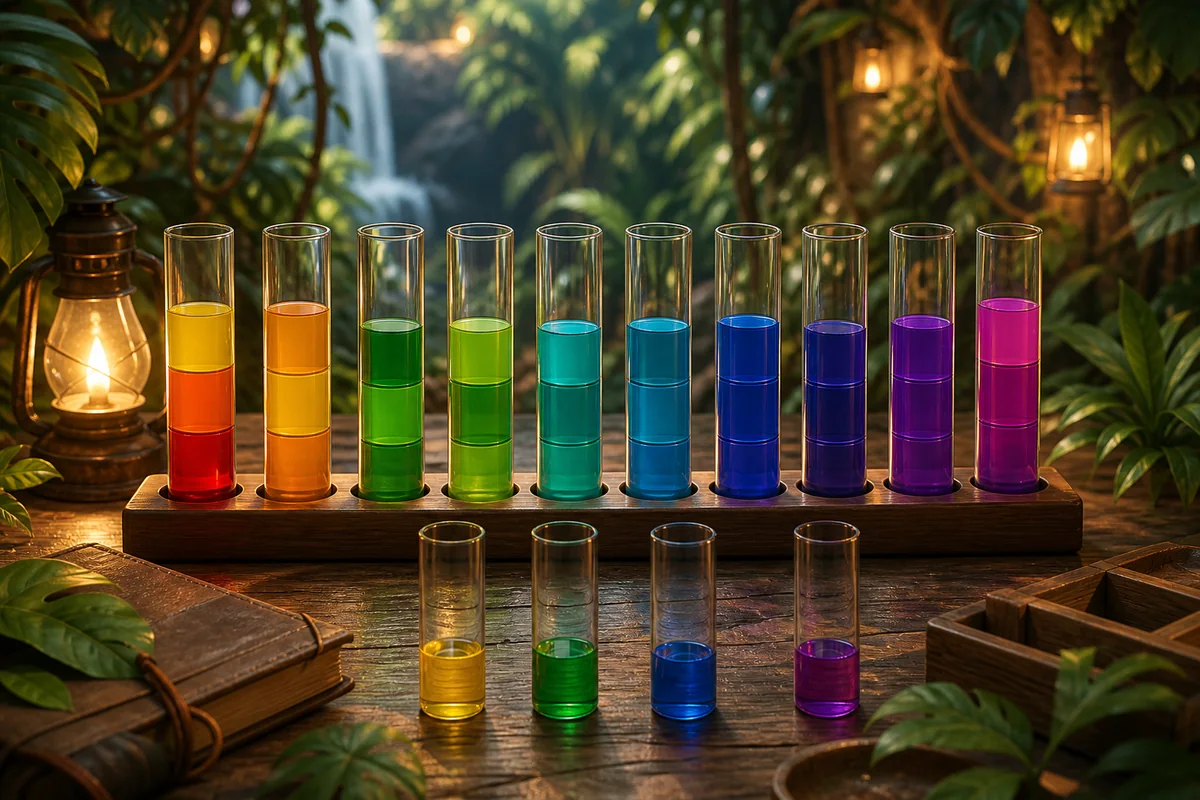 Jungle Tube Sort: How Color Order Becomes a Puzzle Language
