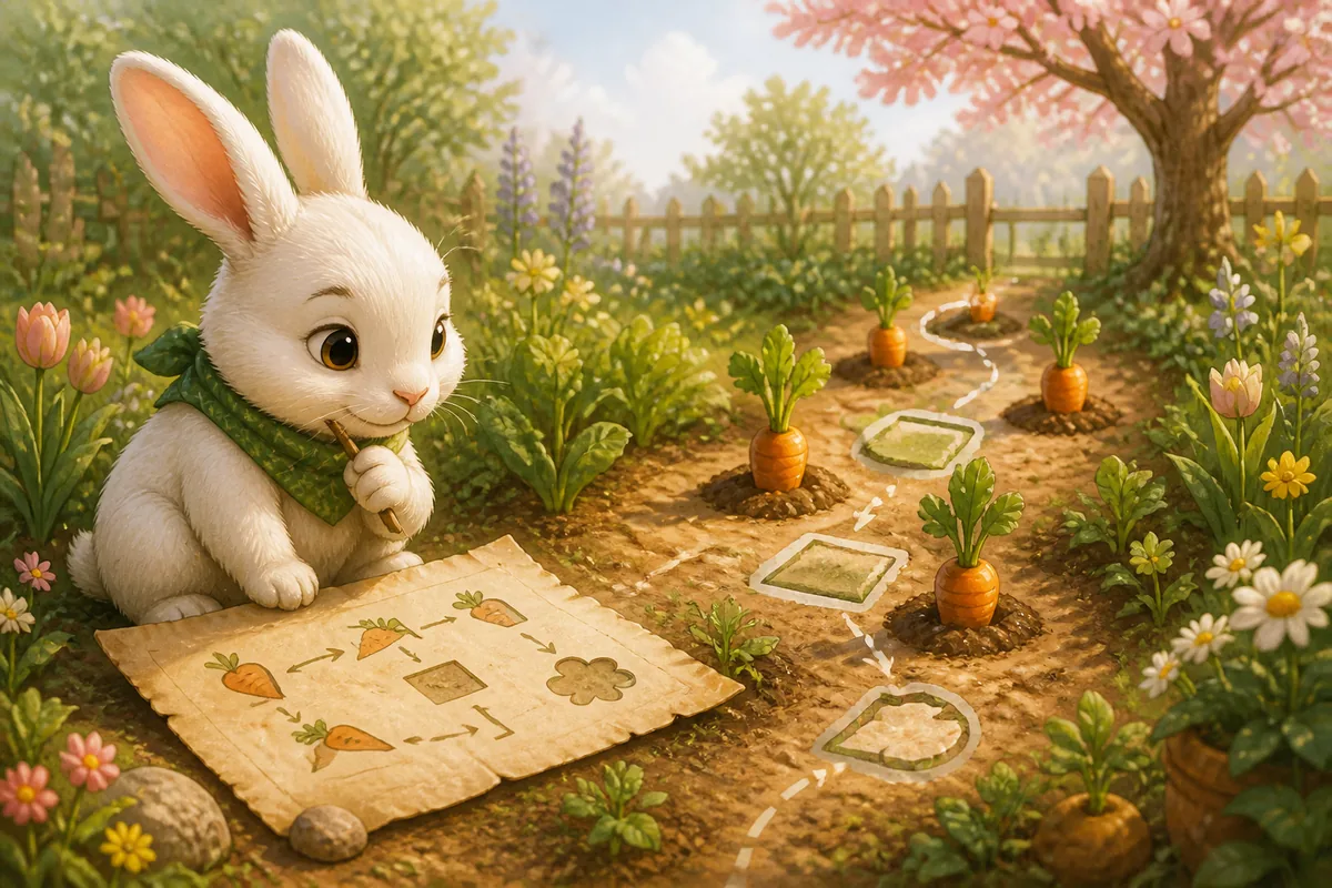 Rabbit Carrot: Turning a Garden Into a Visual Puzzle